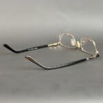 Danmac Luxry D839 Matt Black & Gold Eyeglasses - Image 4