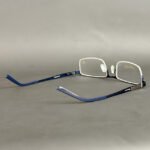 Danmac Luxury DC18115 52-18 Blue & Silver Eyeglasses - Image 5