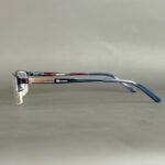 Danmac Luxury DC18115 52-18 Blue & Silver Eyeglasses - Image 3