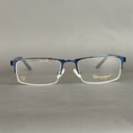 Danmac Luxury DC18115 52-18 Blue & Silver Eyeglasses - Image 2