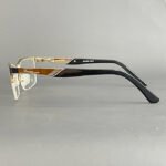 Danmac Luxury DC18201 53-16 Black & Gold Eyeglasses - Image 3