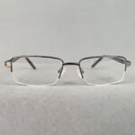 Danmac Luxry DC18114 52-18 Brown Gold Semi-Rimless Eyeglasses - Image 2