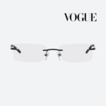 Vogue VO3851I 352S Matte Black Rimless Eyeglasses - Image 2