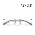 Vogue VO4361I 323 Silver Rimless Eyeglasses - Image 4