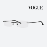 Vogue VO3851I 352S Matte Black Rimless Eyeglasses