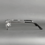 Danmac Luxury DC18209 52-17 Silver & Black Eyeglasses - Image 4