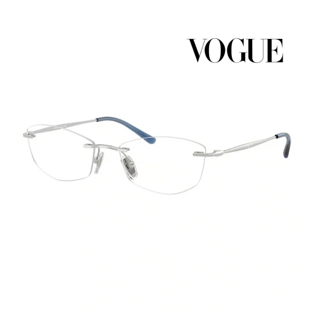 Untitled design (4) Vogue VO4361I 323 Silver Rimless Eyeglasses - Image 1