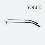 Vogue VO3851I 352S Matte Black Rimless Eyeglasses - Image 3