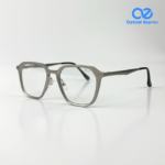 MJ502 C10 Grey Full-Rim Prescription Eyeglasses