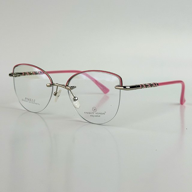 1 Knight Horse 92511 Rimless Eyeglasses - Image 1