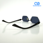 Black T82200602 Rimless Sunglasses - Image 5