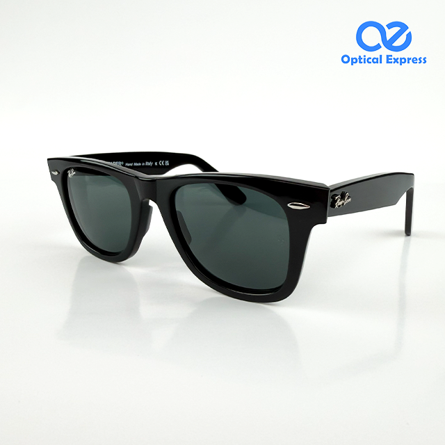2 RB2140 901A Wayfarer Classic Black Sunglasses - Image 1