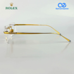 ROLEX 18K K226305 Titanium Rimless Eyeglasses - Image 3