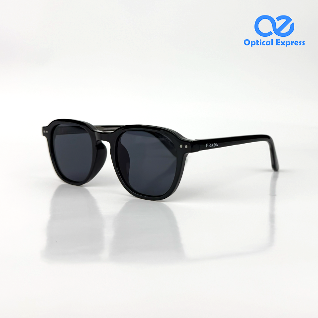 3 MC108 C1 Black Frame Dark Smoke Lens Sunglasses - Image 1