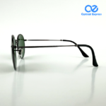 RB3447 Round Gunmetal Metal Sunglasses - Image 2