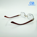 Rimless Photochromic Eyeglasses T82200602 60-16-152 - Image 5