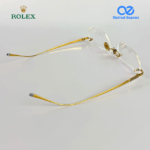 ROLEX 18K K226305 Titanium Rimless Eyeglasses - Image 5