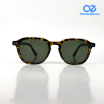 MC108 C4 havana Frame Green Lens Sunglasses - Image 2