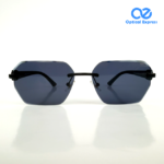 Black T82200602 Rimless Sunglasses - Image 2