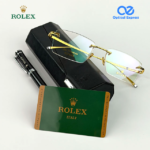 ROLEX 18K K226305 Titanium Rimless Eyeglasses - Image 6