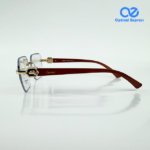 Rimless Photochromic Eyeglasses T82200602 60-16-152 - Image 3