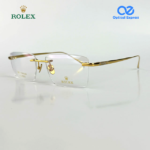 ROLEX 18K K226305 Titanium Rimless Eyeglasses
