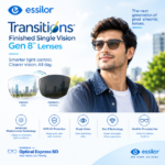 Essilor Transitions® Finished Single Vision Gen 8™ Lenses