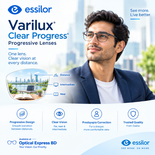 At OpticalExpress.com.bd (17) Essilor Varilux Clear Progress Progressive Lenses - Image 1