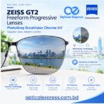 ZEISS GT2 Freeform Progressive PhotoGrey DuraVision Chrome UV Prescription Lenses