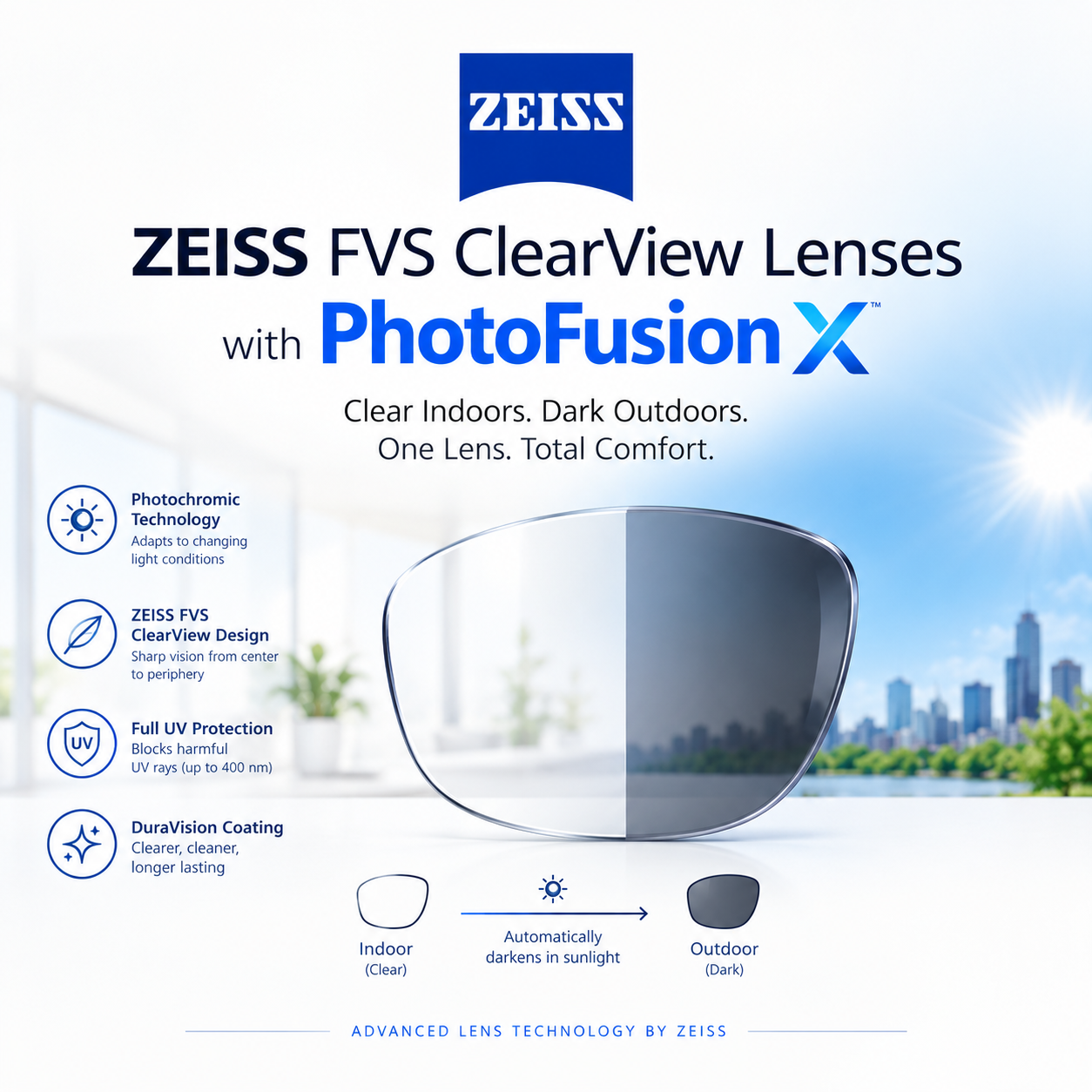 ChatGPT Image Oct 4, 2026, 02_38_05 PM ZEISS ClearView FSV PhotoFusion X Single Vision Rx Lenses - Image 1